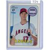 Image 1 : Topps 2018 Shohei Ohtani heritage rookie mint card