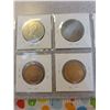 Image 6 : Six Canadian nickel dollar & two nickel/bronze loonie coins