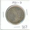 Image 1 : 1921-D United States Morgan silver dollar