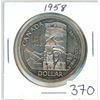 Image 1 : 1958 Canadian silver dollar