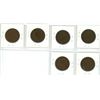 Image 2 : 1930 X 2, 1931, 1932, 1937 & 1940 Great Britain one penny coins
