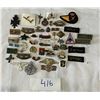 Image 1 : variety of pins and patches