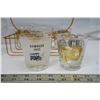 Image 4 : Gold Saskatchewan Diamond Jubilee Whiskey Glasses 1905-1965
