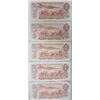 Image 2 : 5 1974 Assorted 2 dollar Canadian Bills