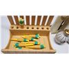 Image 3 : Salt & Pepper shakers and Corn utensil set