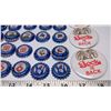 Image 3 : Lot of Labatts Blue Olympic Winter Games caps, unused (95) and "Brock is Back" pins (17)