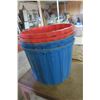 Image 3 : 4 - plastic large round tubs