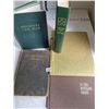 Image 4 : Group of Lutheran religious worship books. Messiah history, bible, Hymnal, German & Norwegian.