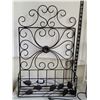 Image 2 : Vintage wrought iron pie server, Metal wall shelf & coffee cup hanger.
