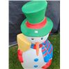 Image 2 : Vintage outdoor lighted snowman. 41 “ high