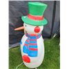 Image 3 : Vintage outdoor lighted snowman. 41 “ high