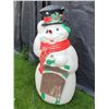 Image 1 : Vintage  outdoor lighted Frosty  Snowman. 39” high