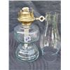 Image 4 : Vintage clear oil lamp.