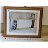 Image 1 : Professionally framed & signed hockey print by John Newby.