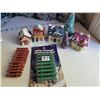 Image 7 : Christmas assortment features colour changing Santa light. Stockings, village, paper, garlands & lig