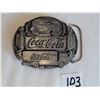 Image 1 : 1991 Collector Coca-Cola belt buckle.