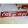 Image 2 : Coca-Cola tin sign & wooden semi-truck coin bank.