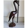 Image 1 : Rosewood carved Crane