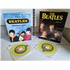 Image 1 : Beatles Lyrics & history books plus 2 vintage 45rpm singles. Yellow Submarine, Eleanor Rigby, She Lo