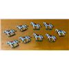 Image 2 : Vintage Lead Horse Figurines x 9