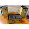 Image 2 : Vintage Yellow Canister Set