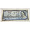 Image 1 : 1954 Canadian Five Dollar Bill $5