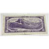 Image 2 : 1954 Canadian Ten Dollar Bill $10 signed by JR Beattie & L Rasminsky