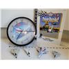 Image 1 : 32nd Sask. Air Show book, Snowbirds clock & 4 die cast jets.