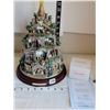 Image 1 : Bradford Exchange collectable. The Nativity Story lights up and tells the story.