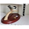 Image 2 : Ducks Unlimited carved chickadee on an antler.