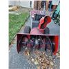 Image 3 : Sno-Trac snow thrower, 11HP, 33 inch. Needs new electric starter. See pics for Briggs & Stratton par