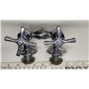 Image 2 : Chrome Bathroom taps for cast iron Bath tub