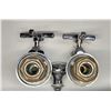 Image 4 : Chrome Bathroom taps for cast iron Bath tub