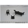 Image 4 : Cast Iron Sofa, Chair & Stool