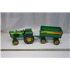 Image 1 : Green Tonka Tractor & Trailer