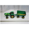 Image 2 : Green Tonka Tractor & Trailer