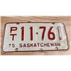 Image 1 : 1975 SK farm license plate