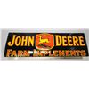 Image 1 : John Deere Farm Implements reproduction metal sign, 1FT 1" H - 3FT 6" W