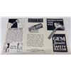Image 2 : Gem junior safety razor (Brass original box)