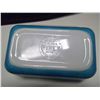 Image 2 : Blue pyrexbutter dish with original lid