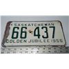 Image 1 : 1955 Sasskatchewan license plate