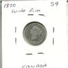 Image 2 : 1870 Wide Rim P1 Canada Silver 5¢