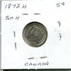 Image 2 : 1872H Small 'H' Canada Silver 5¢