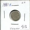 Image 1 : 1881H Canada Silver 5¢