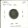 Image 2 : 1886 Sm '6' Canada Silver 5¢