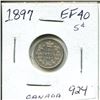 Image 1 : 1897 Canada Silver 5¢