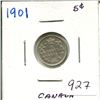 Image 1 : 1901 Canada Silver 5¢