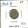 Image 1 : 1903H Canada Silver 5¢