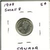 Image 2 : 1908 Sm '8' Canada Silver 5¢