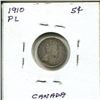 Image 2 : 1910 Pointed LeavesCanada Silver 5¢